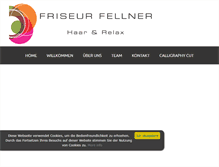 Tablet Screenshot of friseur-fellner.de